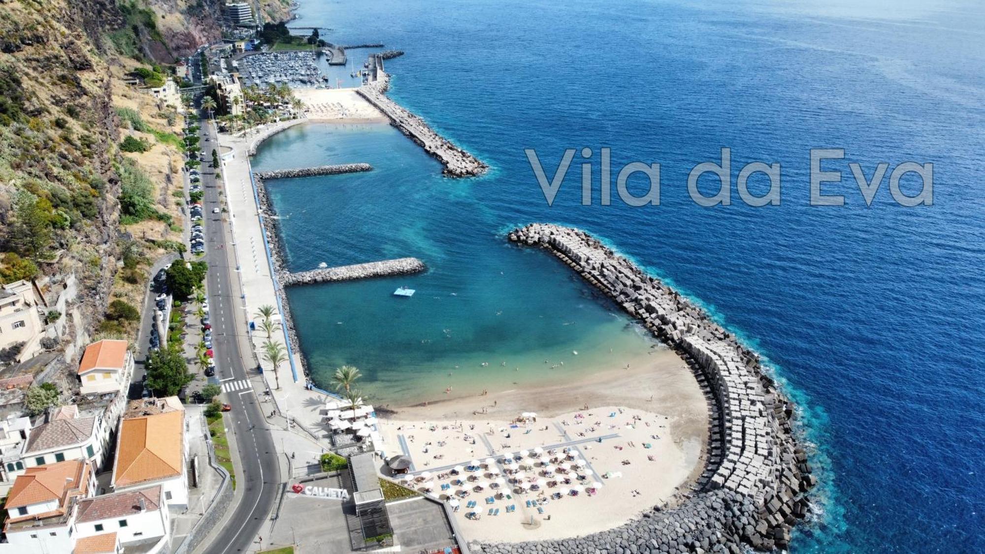 Brand New Private Modern Apartment With Patio And Sea View Calheta  Exterior foto